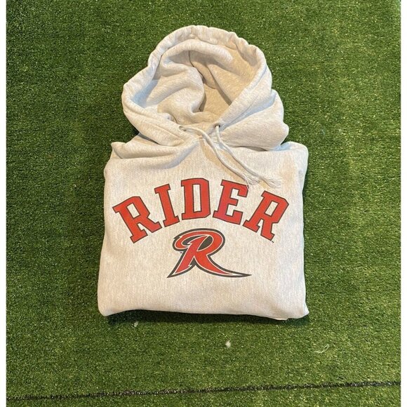 Champion Other - Rider Broncs hoodie mens large gray champion reverse weave sweatshirt NCAA RK